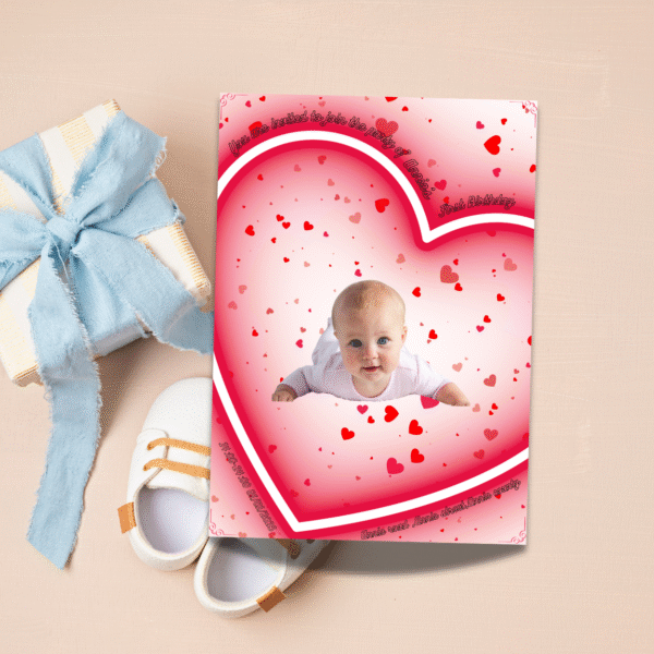 Custom baby shower first birthday invitation - Image 2