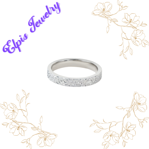Crushed Ice Ring|Couples birthday, holiday gifts - Image 3