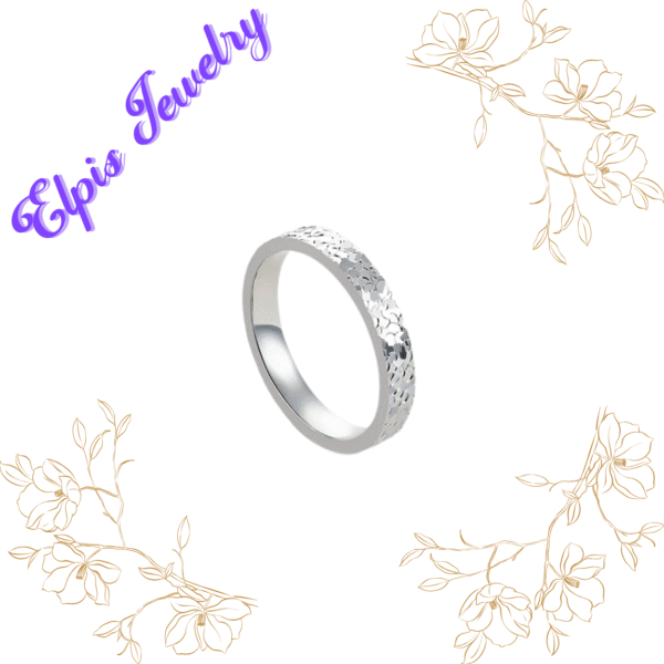 Crushed Ice Ring|Couples birthday, holiday gifts - Image 2